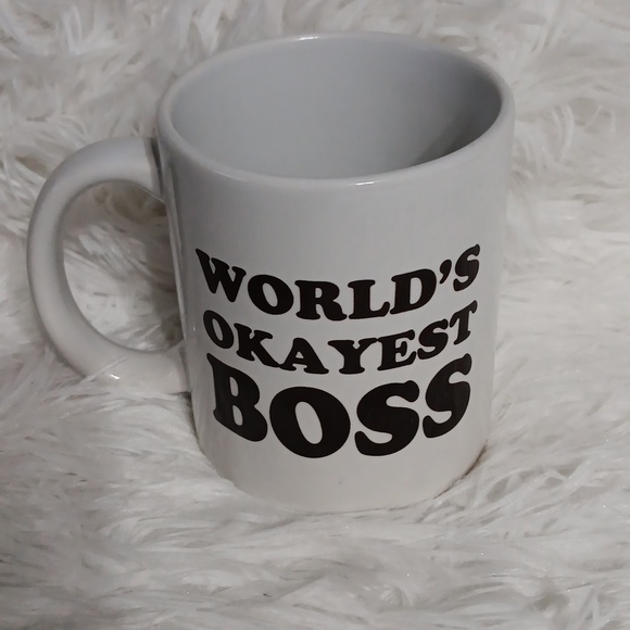 World's Okayest Boss Mug - Picture 2 of 3
